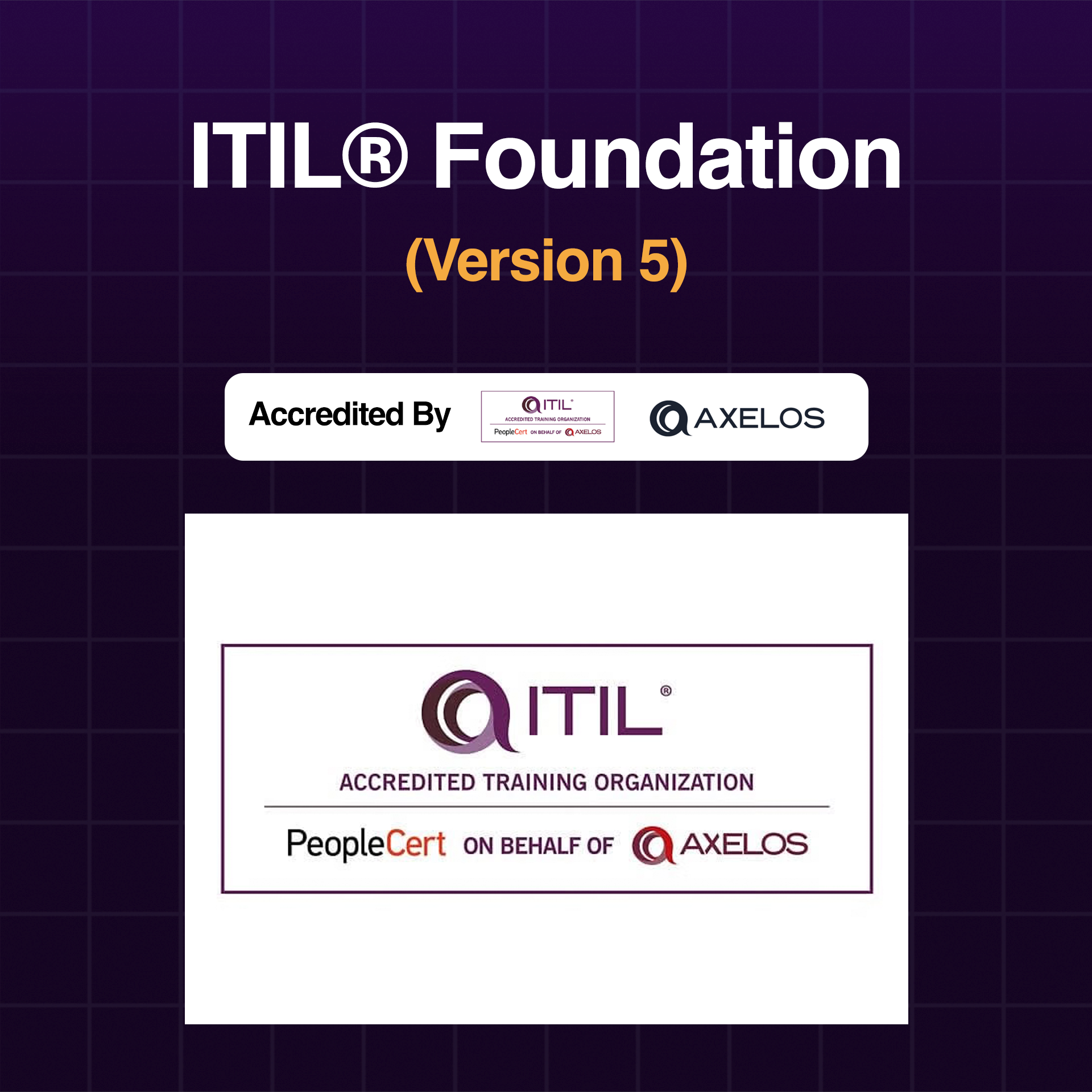 ITIL® Foundation (Version 5)