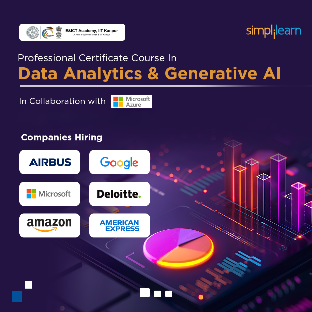 IIT Kanpur - Professional Certificate Course in Data Analytics and Generative AI