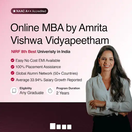 Online MBA by Amrita Vishwa Vidyapeetham